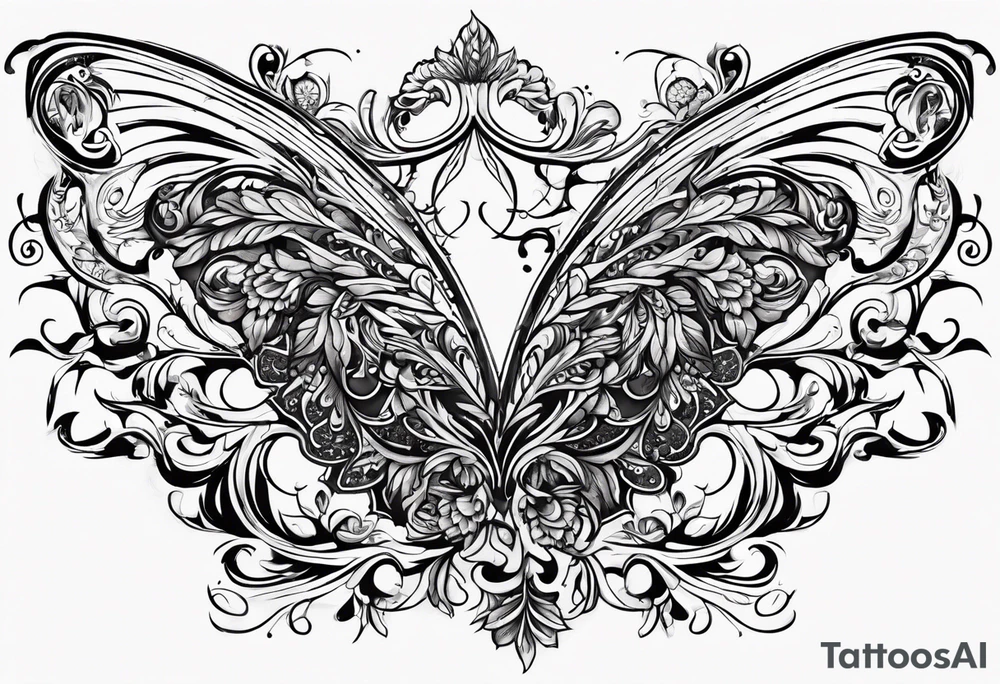 filigree tattoo idea