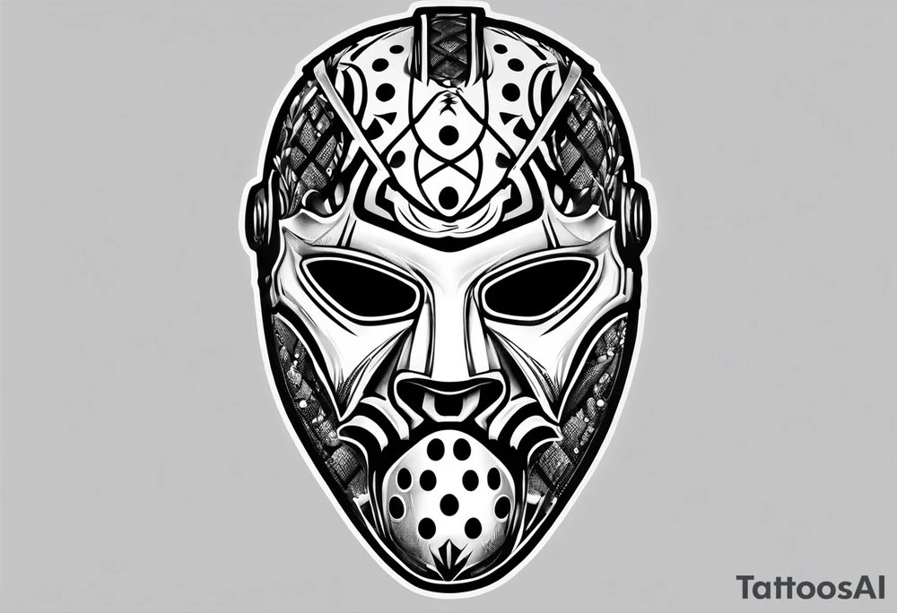 Hockey mask tattoo idea