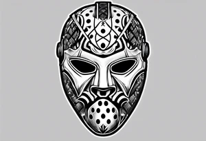 Hockey mask tattoo idea
