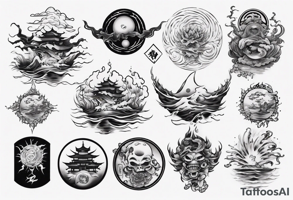 Wasser Geist tattoo idea