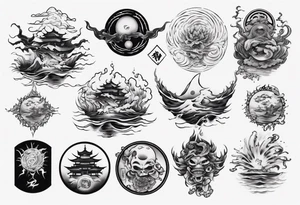 Wasser Geist tattoo idea