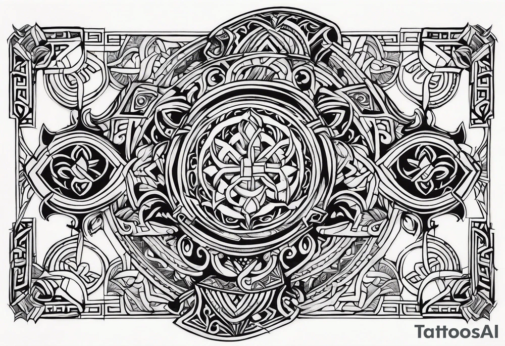 Viking ornament tattoo idea