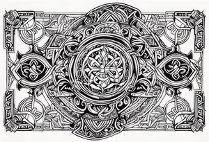 Viking ornament tattoo idea