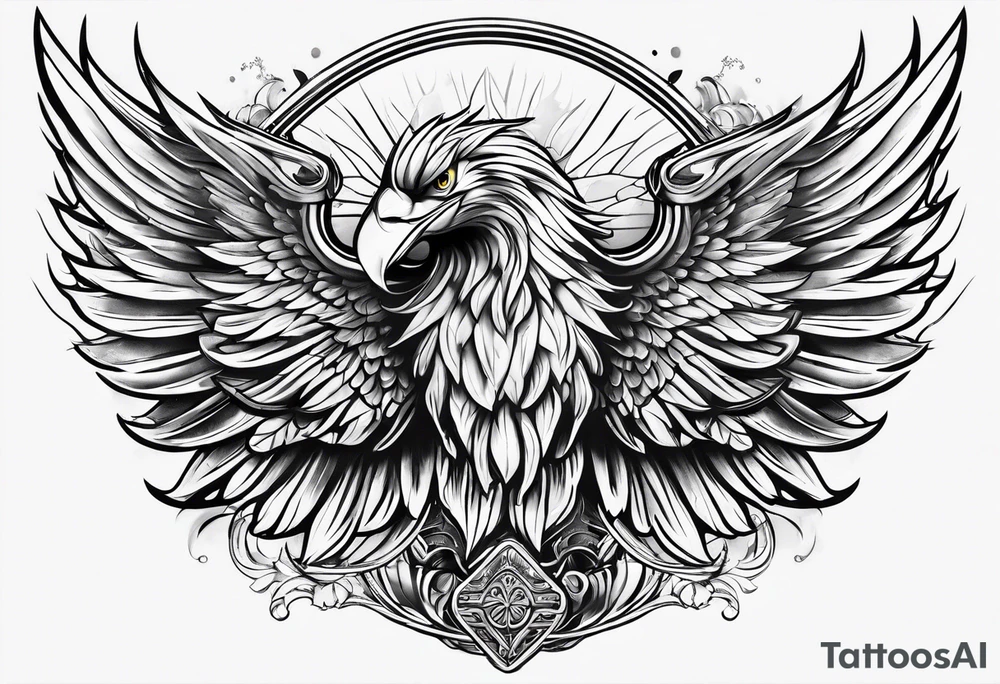 Valkyrie wings tattoo idea