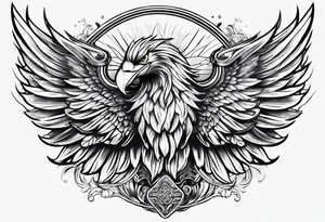 Valkyrie wings tattoo idea