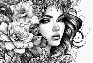design me a unique tattoo for the forearm and hand tattoo idea