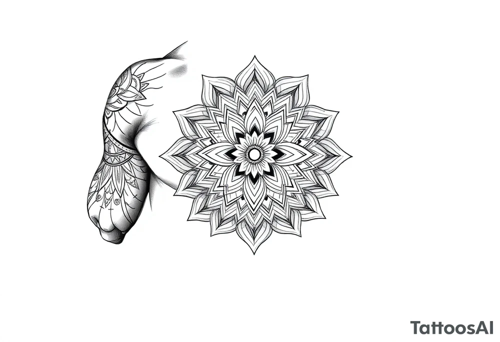 vector mandala tattoo idea