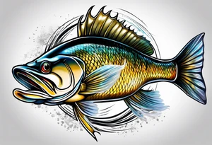 Walleye tattoo idea