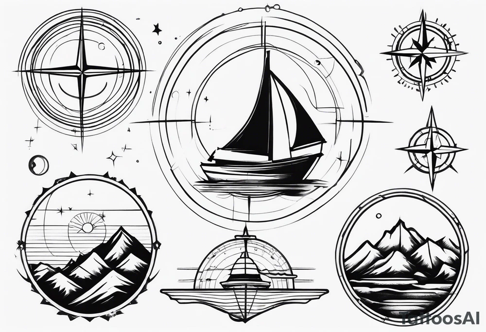 Coordinates tattoo idea