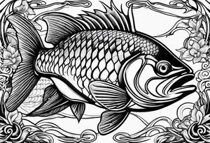 Fishing #2 tattoo idea