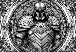 crusader tattoo idea