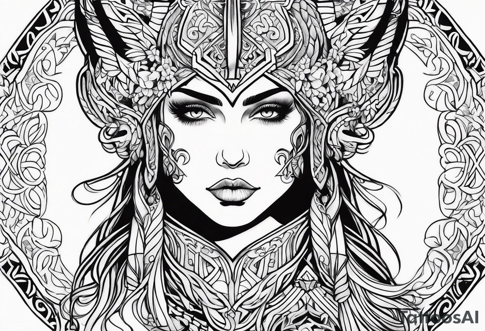 freya norse tattoo idea