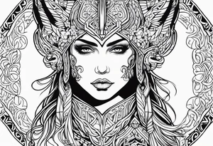 freya norse tattoo idea