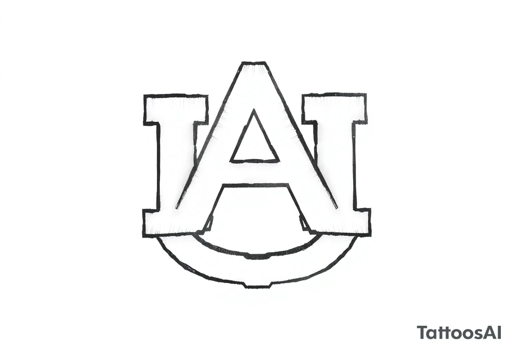 Auburn symbol tattoo idea