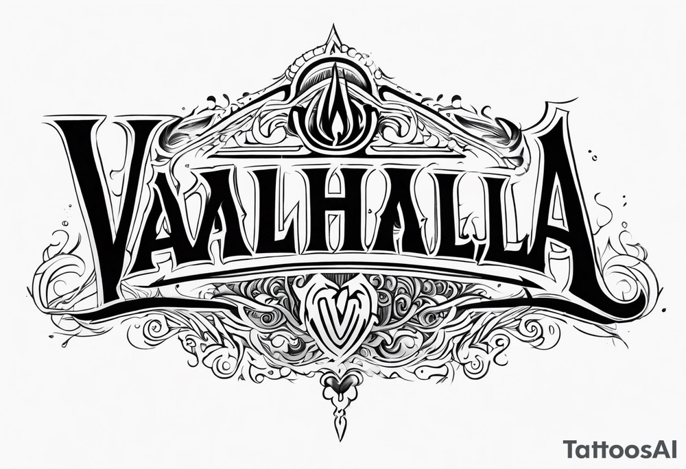 Valhalla mist tattoo idea