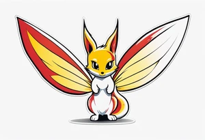 A fairy with a tail inspired by the logo of the show called Fairy Tail tattoo idea