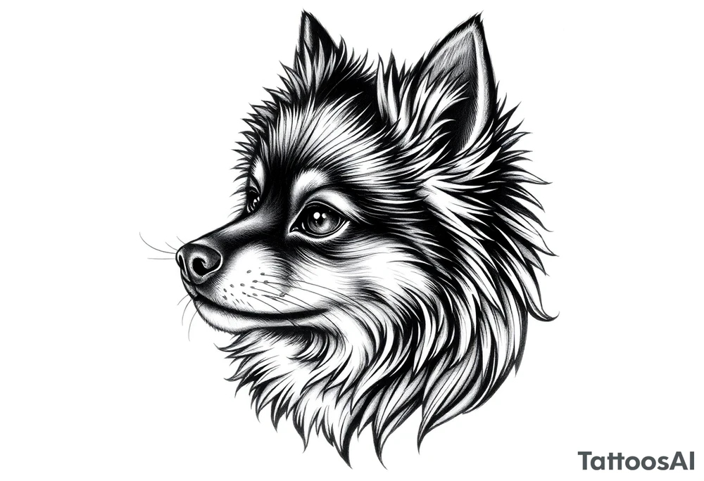 Lulu da pomerania tattoo idea