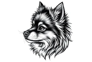 Lulu da pomerania tattoo idea