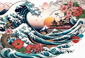 DisneyHerculesCharacters; fun, colorful tattoo idea