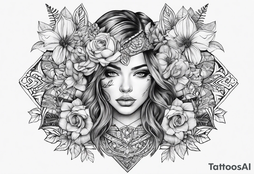 Fine line tattoo idea