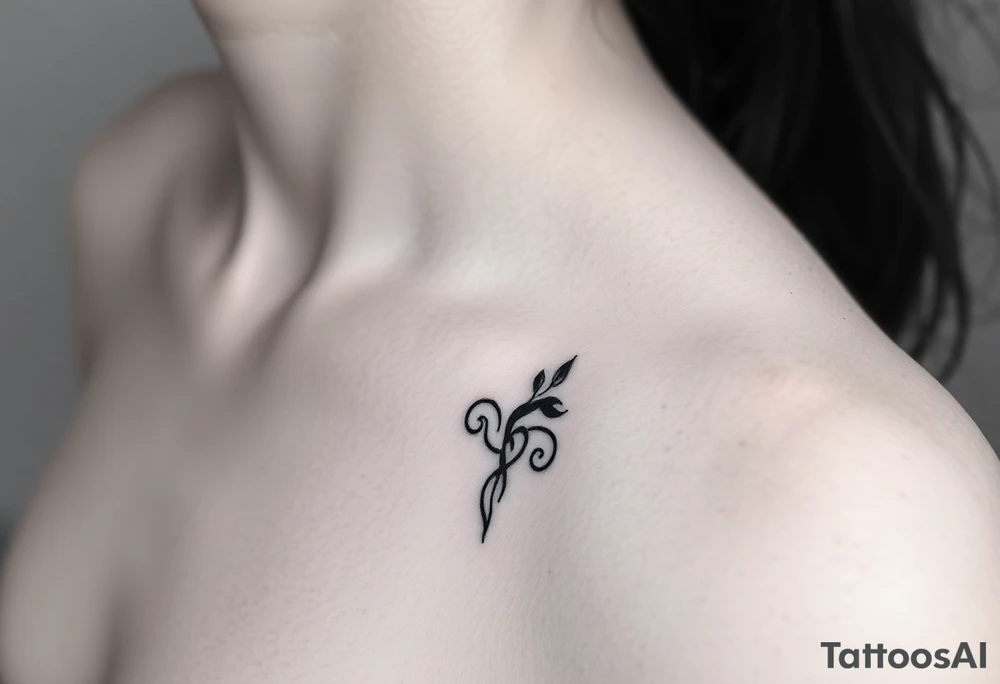 Can you design me a tattoo that represents a woman whose life has been shattered by broken trust, infidelitty, and alcoholism. But everyday she’s working at putting the pieces back together and is held together by her son, and hope for the future tattoo idea