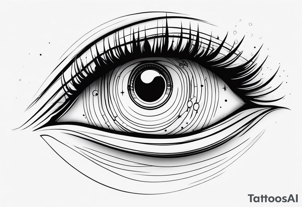 Surreal Eye tattoo idea