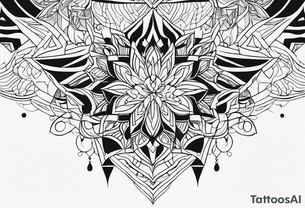 Abstract Art tattoo idea
