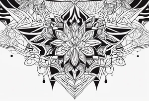 Abstract Art tattoo idea