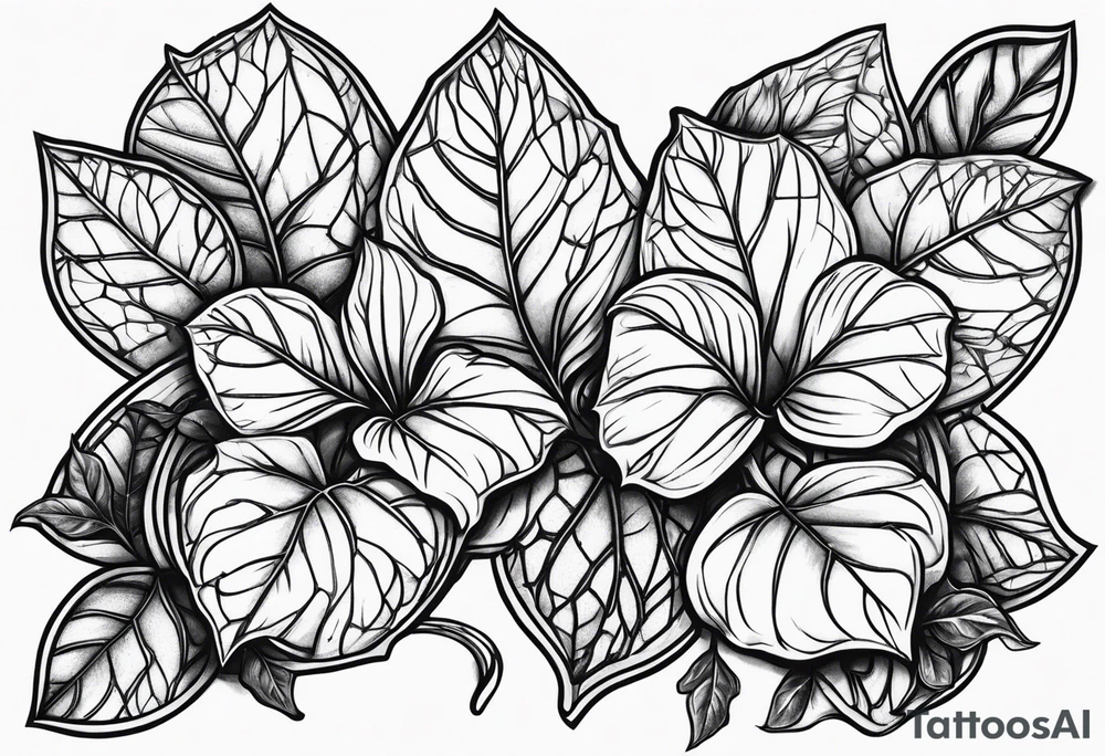 English ivy tattoo idea