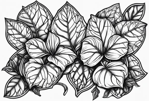 English ivy tattoo idea