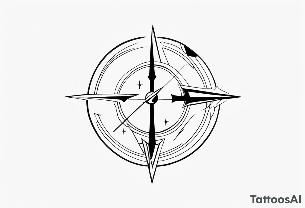 Flash Sagittarius tattoo idea