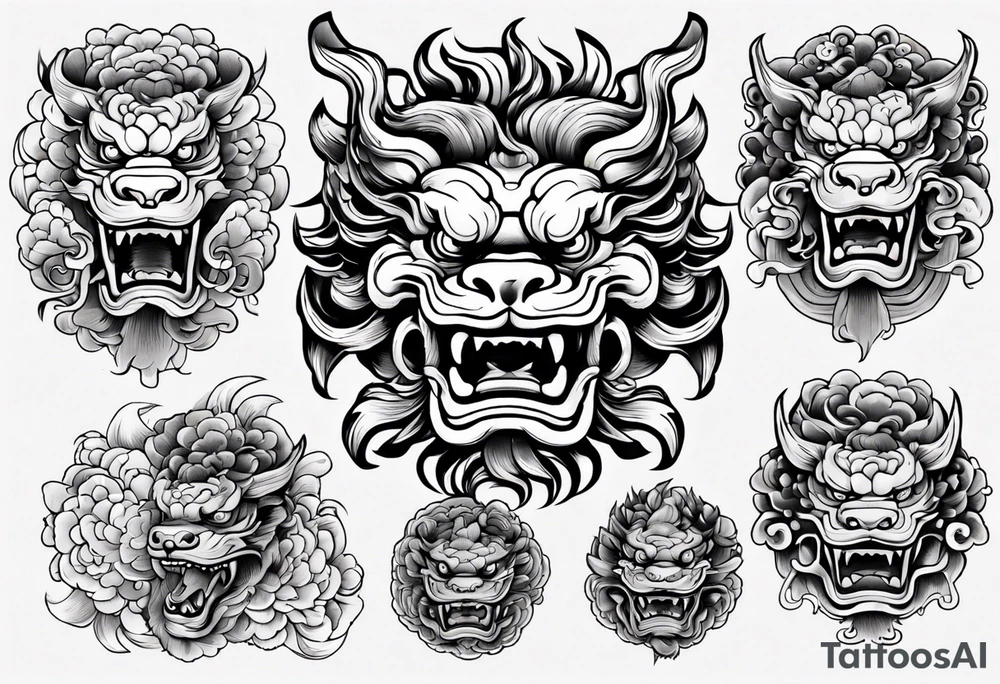 Foo dog tattoo idea