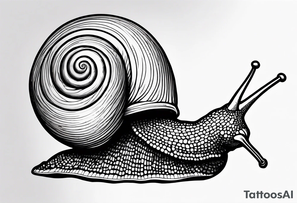 Snail tattoo idea