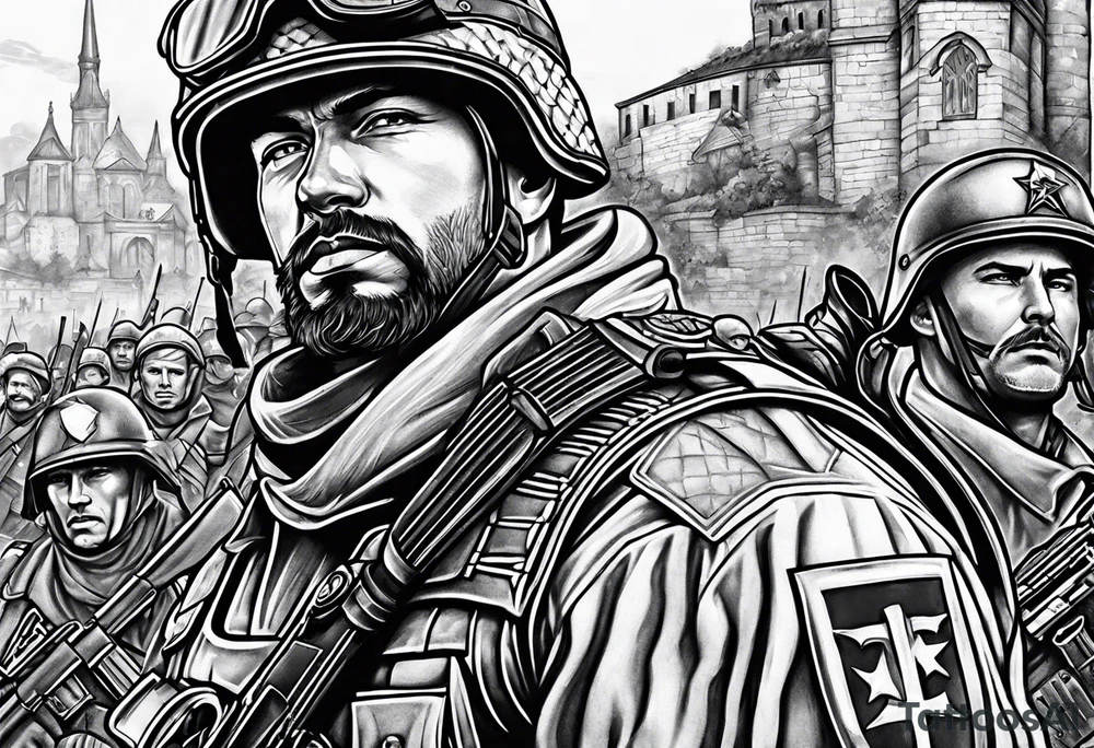 soldier tattoo idea