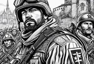 soldier tattoo idea
