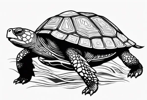 Wise Turtle tattoo idea