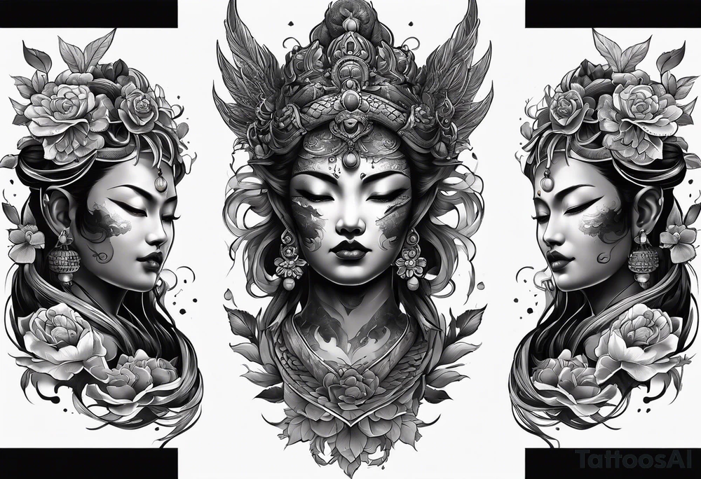 Shadow god tattoo idea