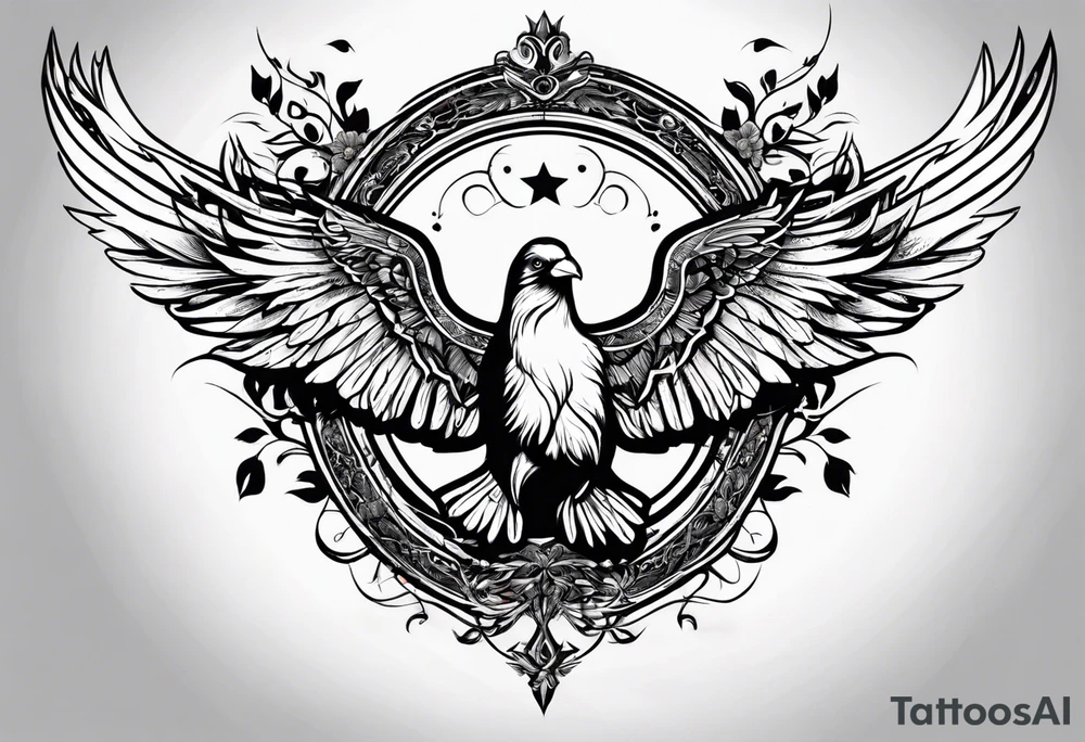 Masterpiece Mastering peace tattoo idea
