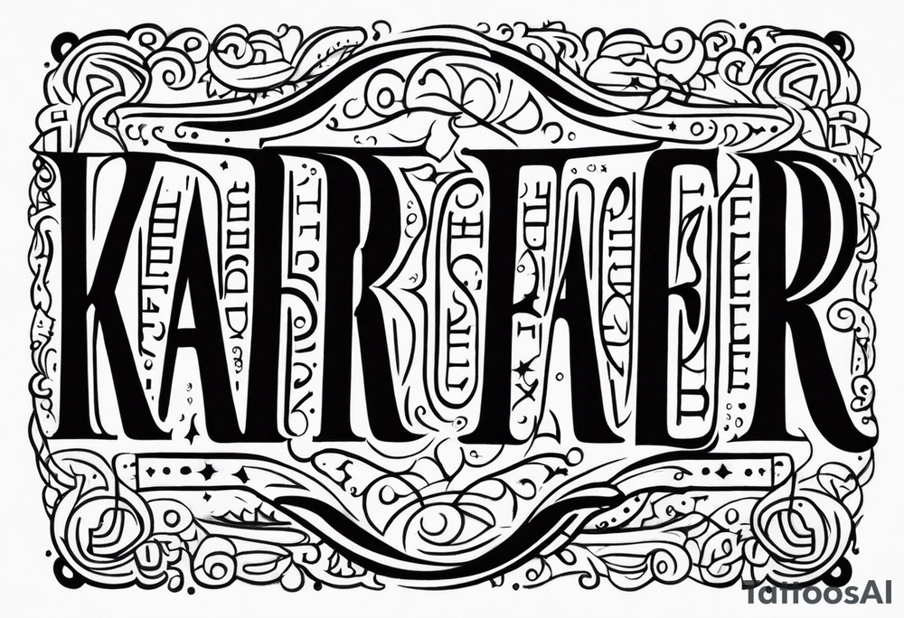 “ karfear “ tattoo idea