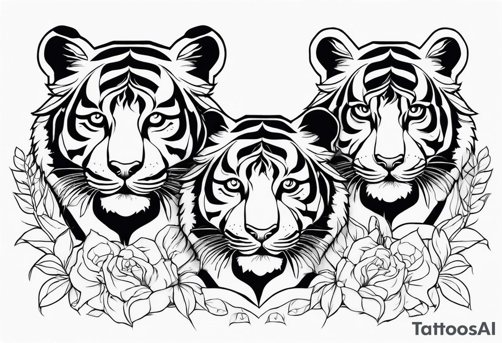 tiger cubs tattoo idea