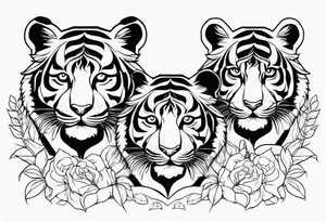 tiger cubs tattoo idea