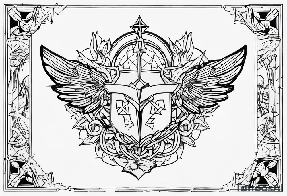 Invictus tattoo idea