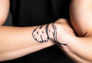 Michaelangelo hands reaching tattoo idea