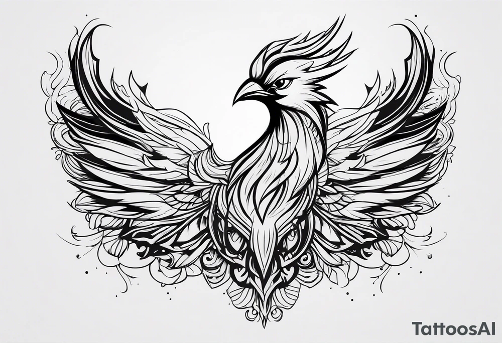 phoenix tattoo idea