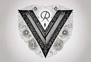 Nordic rune tattoo tattoo idea