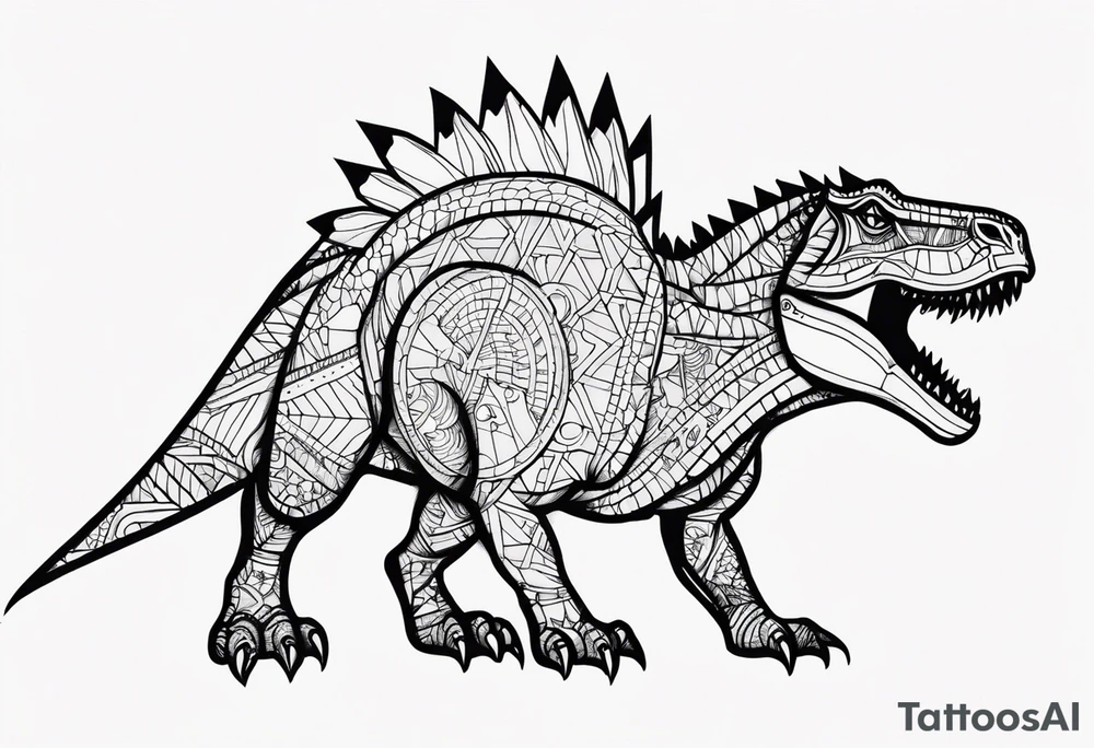 dinosaur tattoo idea