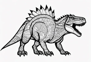 dinosaur tattoo idea