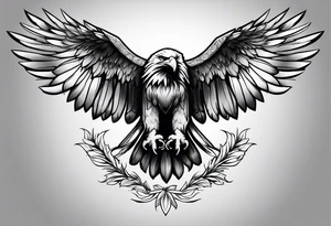 An eagle tattoo idea