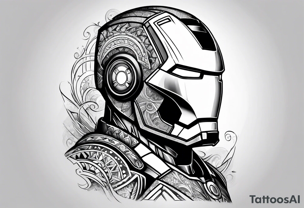 iron man tattoo idea