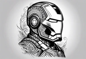 iron man tattoo idea